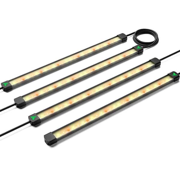 LumaRay Side Lighting Bar LED Grow Light, Full Spectrum, Warm White (4-Bar)