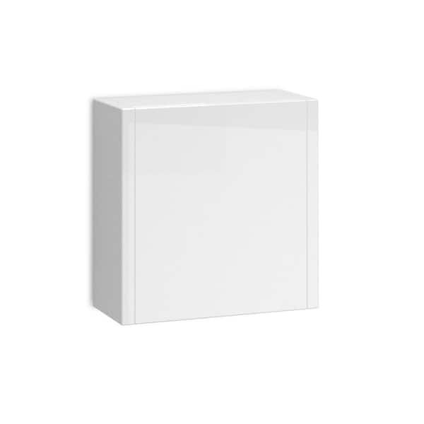 Dalia 13.8 in. W x 6.9 in. D x 13.8 in. H Bathroom Storage Wall Cabinet in Glossy White
