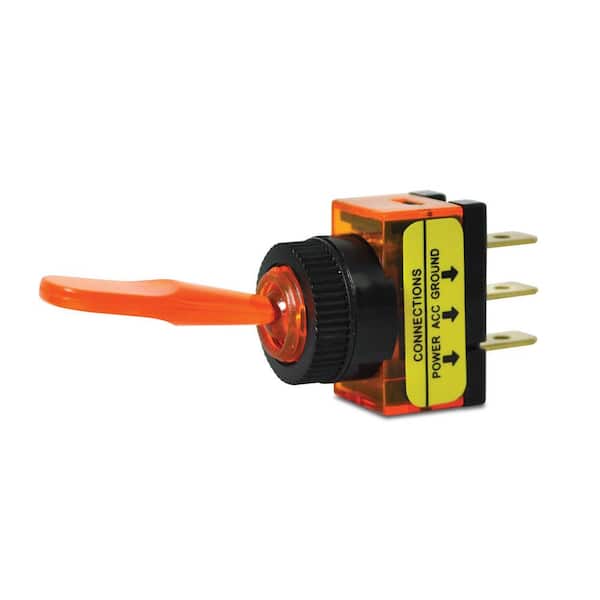 20 Amp Amber Glow Toggle Switch