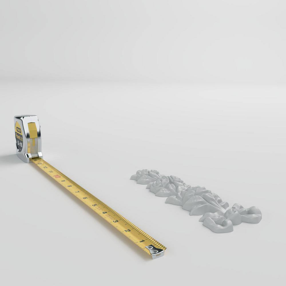 Gray Polyurethane Small Rose Drop Onlay