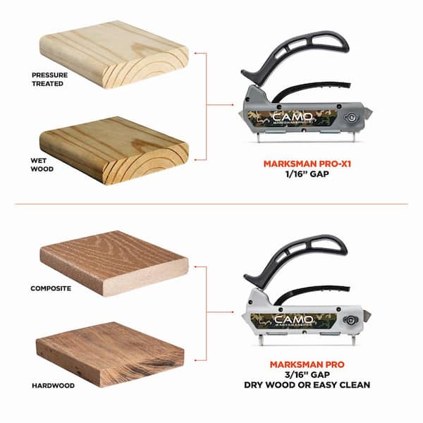 Details about   CAMO Hidden Deck Fasteners Trimhead Deck Screws Marksman Pro-X1 Driver Bits 