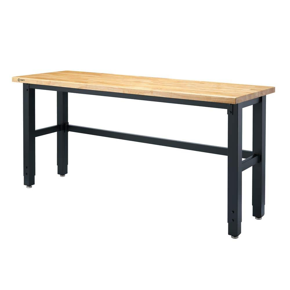 TRINITY 6 ft. W x 24 in. D  Wood Top Work Table