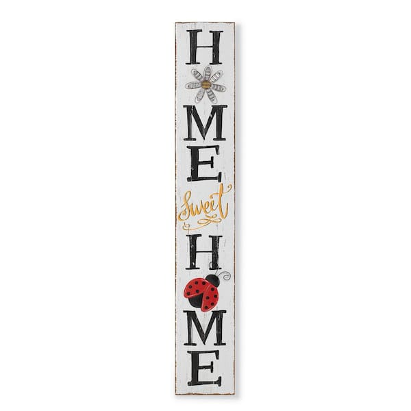 GERSON INTERNATIONAL 59 in. H Wood Home Sweet Home Decorative Sign ...