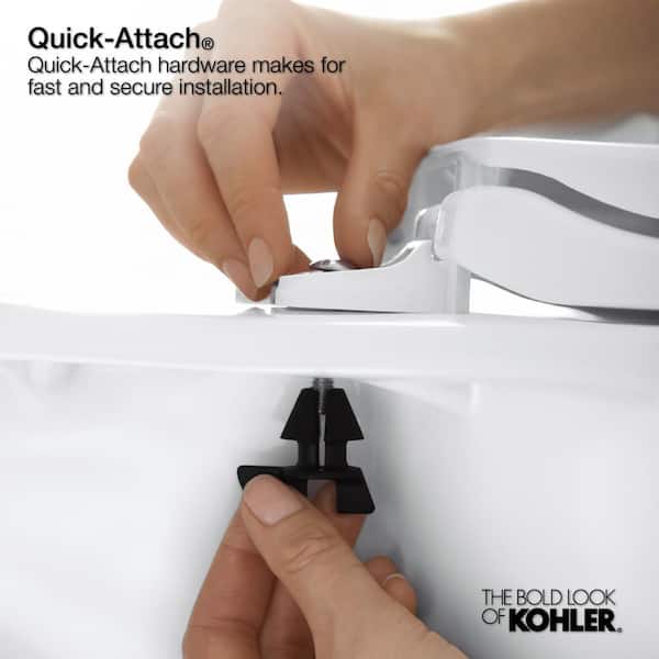 Kohler 4888-96 Cachet Nightlight Quiet-Close Plastic Elongated