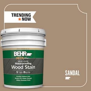 5 gal. #SC-121 Sandal Solid Color Waterproofing Exterior Wood Stain