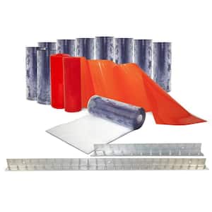 Clear-Flex II 6 ft. x 7 ft. PVC Strip Door Kit