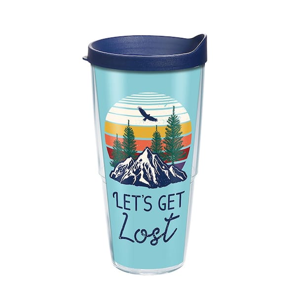 Life Is Good Drink Tumbler Cup  Collage  25 Oz. 24 Hours Cold 12 Hours  Hot New