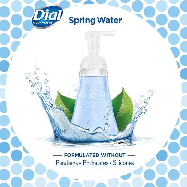 DIAL Spring Water Antibacterial Foaming Hand Soap (5 Pack