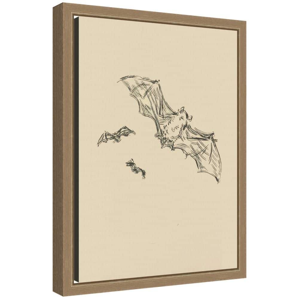 "Sylvie ""Halloween Bats"" by Nostalgia Prints Animals Framed Canvas Art Print 13 in. x 10 in." price history on PriceWatchPro