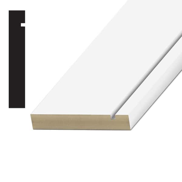 Kelleher Propack 5/8 in. x 4 in. x 96 in. MDF Baseboard Moulding (6-Pack)