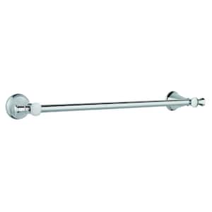 Pasadena 24 in. Wall Mounted Towel Bar in Polished Chrome