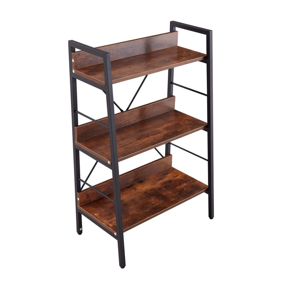 Tileon H Ladder Shelf Storage Shelves Rack Shelf Unit Metal Frame in