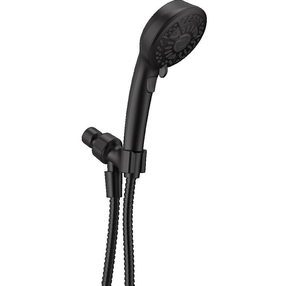 Delta Universal Showering Components Matte Black 3-Spray Handheld Shower 1.75-GPM (6.6-LPM)