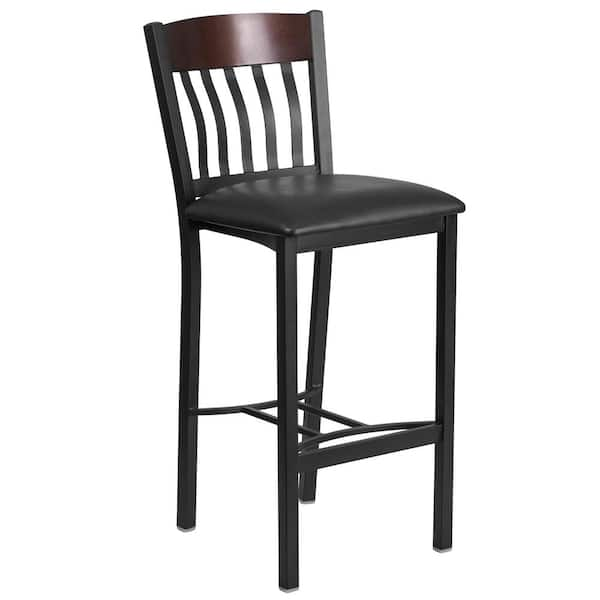 Carnegy Avenue 30.5 in. Walnut Bar Stool CGA-XU-192747-WA-HD - The Home ...