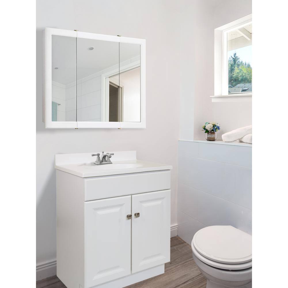 25-Inch Ivory Swirl Cultured Marble Vanity Top with Backsplash