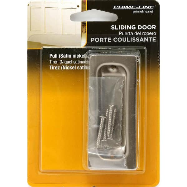 Prime-Line 3-1/4 in., Solid Brass with Satin Nickel Finish