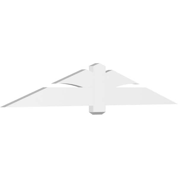 Ekena Millwork Redmond 84 in. W x 14 in. H x 2 in. D Signature Polyurethane Bracket