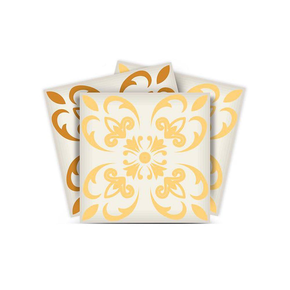 White and Yellow A46 8 in. x 8 in. Vinyl Peel and Stick Tile (24 Tiles, 10.67 sq.ft./Pack) price history on PriceWatchPro