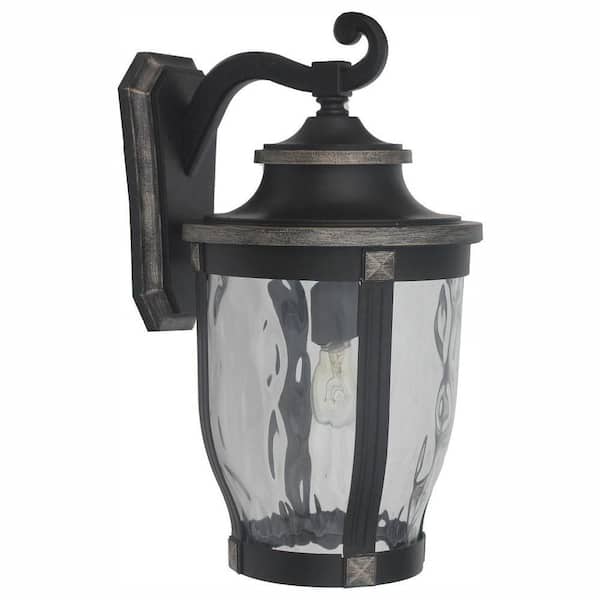 Home Decorators Collection Mccarthy 1 Light Bronze Outdoor Wall Lantern Sconce 23442 - Home Depot Decorators Collection Outdoor Lighting