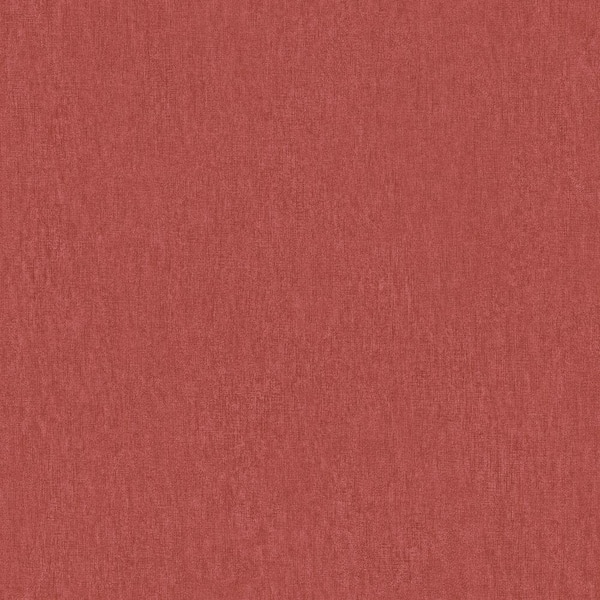 The Wallpaper Company 8 in. x 10 in. Red Linen Faux Texture Wallpaper Sample