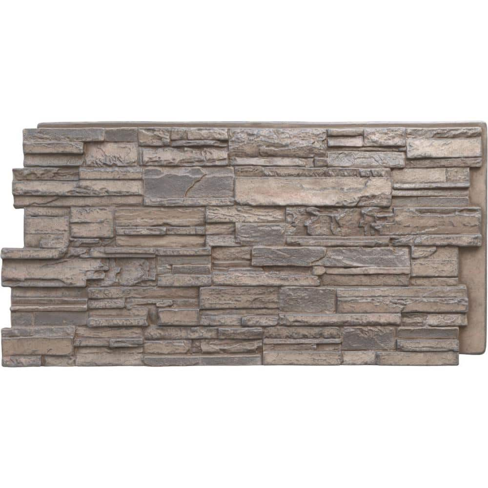 Ekena Millwork Cascade 48 5/8 in. x 1 1/4 in. Boardwalk Bay Stacked ...