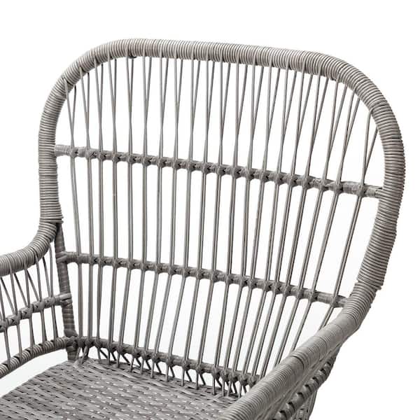 3 Piece Wicker Outdoor Bistro Set Outdoor Rattan Seating Group