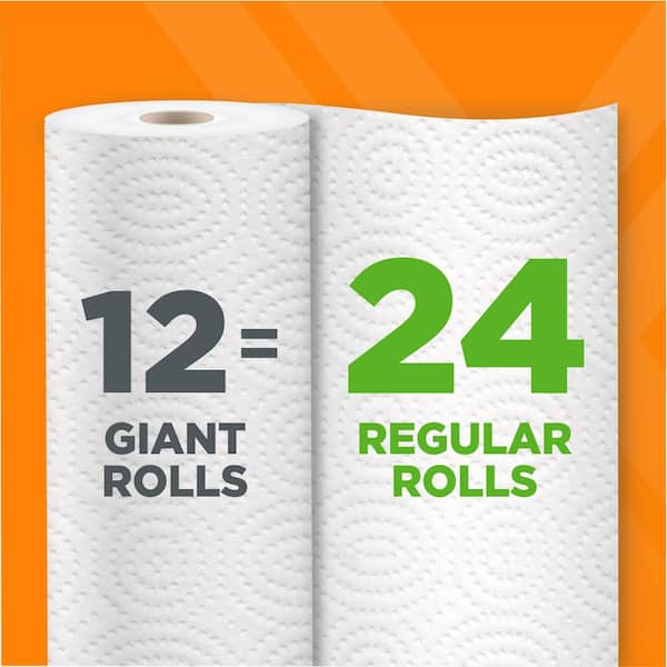 HDX HDX Select-A-Size White Paper Towel Roll, 140-Sheets, 12 Rolls Per Pack  22013 - The Home Depot