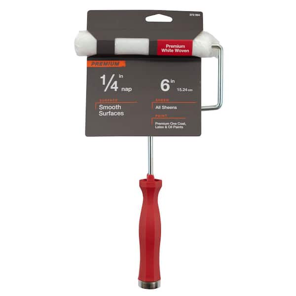 Unbranded 6 in. Shed Resistant Mini Paint Roller with Handle and Roller Cover