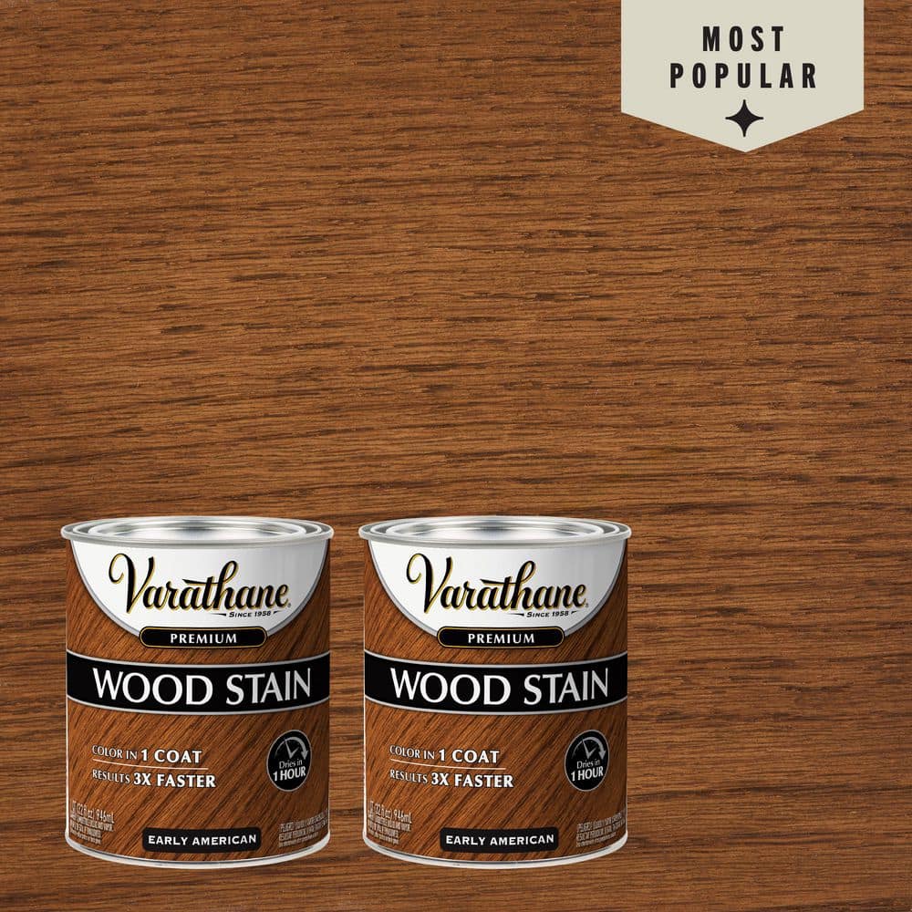 1 qt. Early American Premium Fast Dry Interior Wood Stain (2-Pack) price history on PriceWatchPro