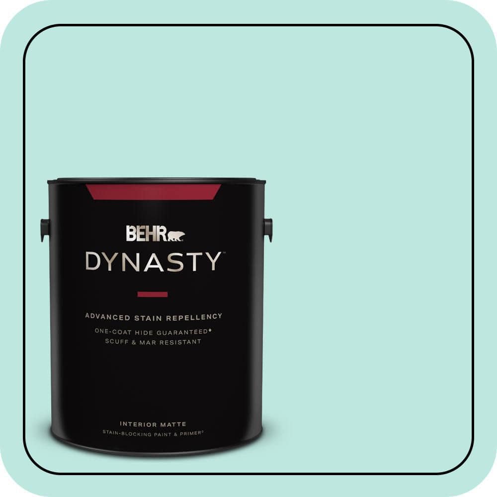 1 gal. #490A-2 Cool Jazz Matte Interior Stain-Blocking Paint and Primer