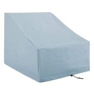 Conway Outdoor Patio Furniture Cover for Armless Chair in Gray