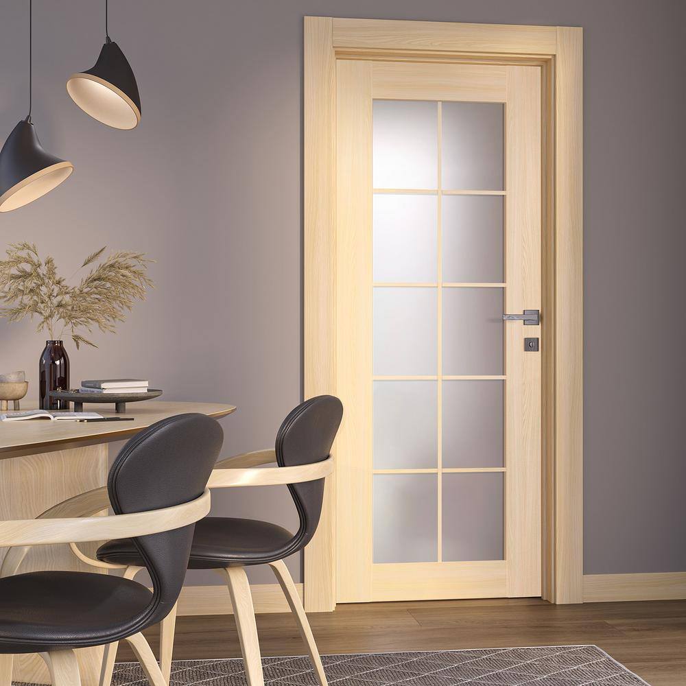 Avon 10 Lite VETRO Loire Ash Solid Core Interior Door