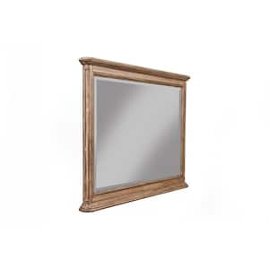 0.75 in. W x 36.75 in. H Wooden Frame Gray Wall Mirror