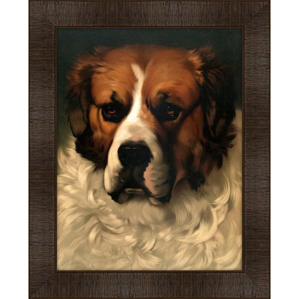 Melissa Van Hise Portrait of Merchant Prince Framed Giclee Dog Art Print 17 in. x 21 in.