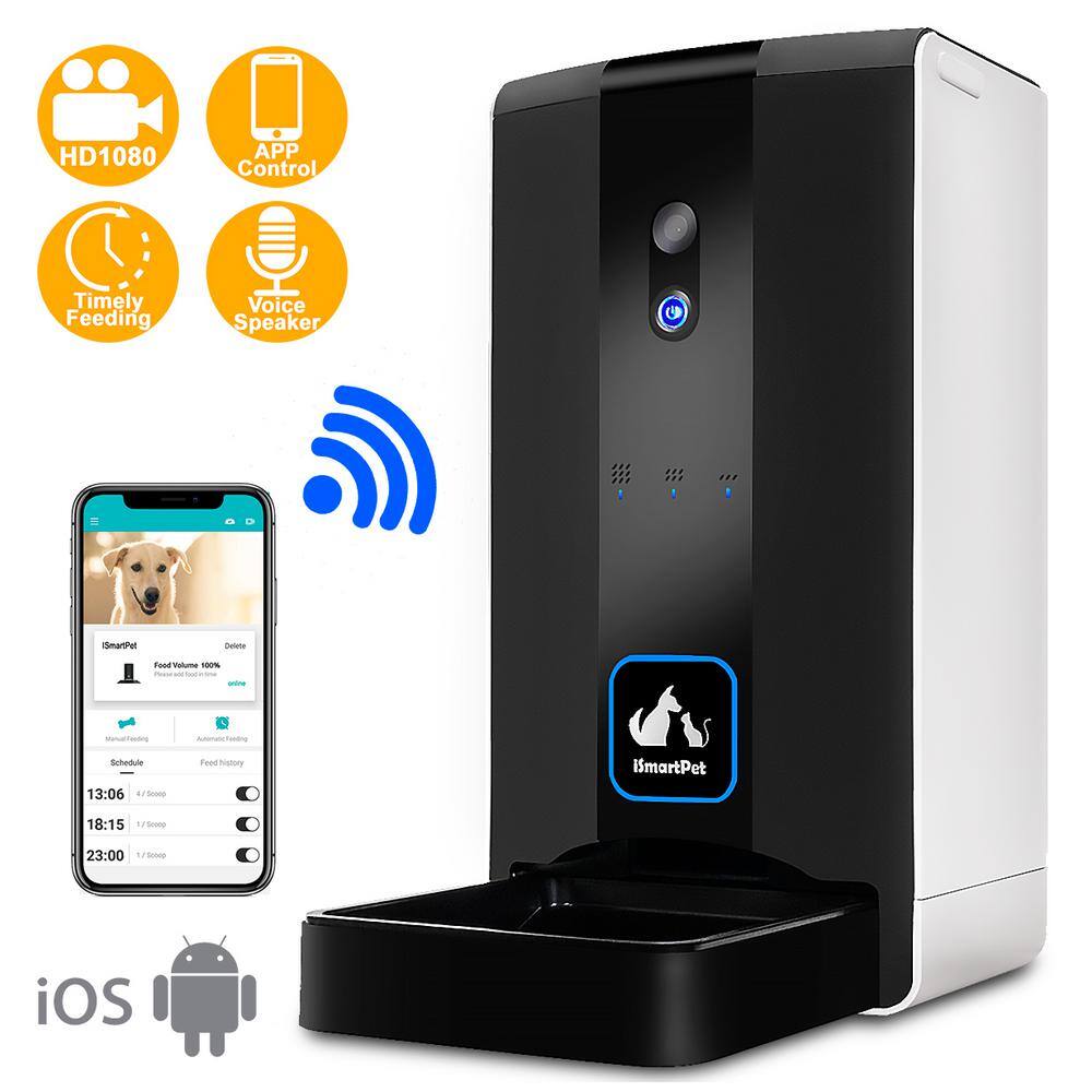 smartphone pet feeder