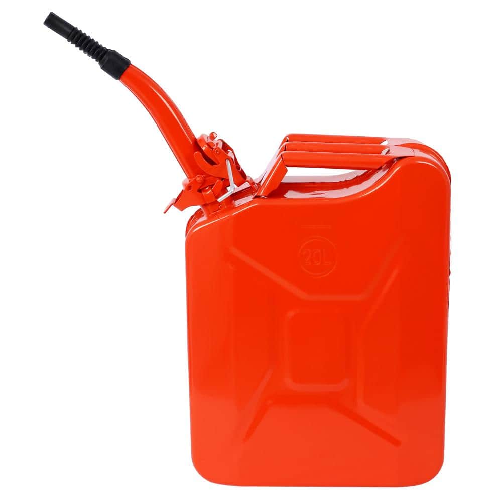 20L(5Gal) Steel  Fuel Can, Flexible Spout, Red Portable Gas Tank for Cars, Trucks & Equipment price history on PriceWatchPro