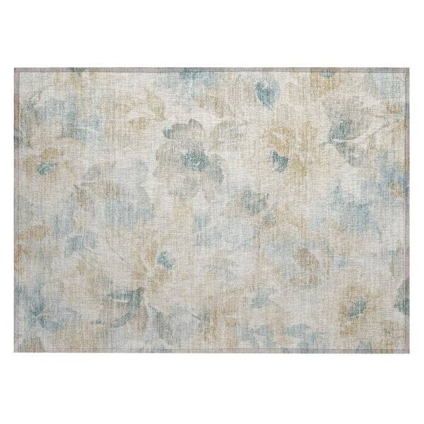 Chantille Machine Washable Indoor/Outdoor Abstract ACN3022 Ivory 2 ft. x 3 ft. Accent Rug