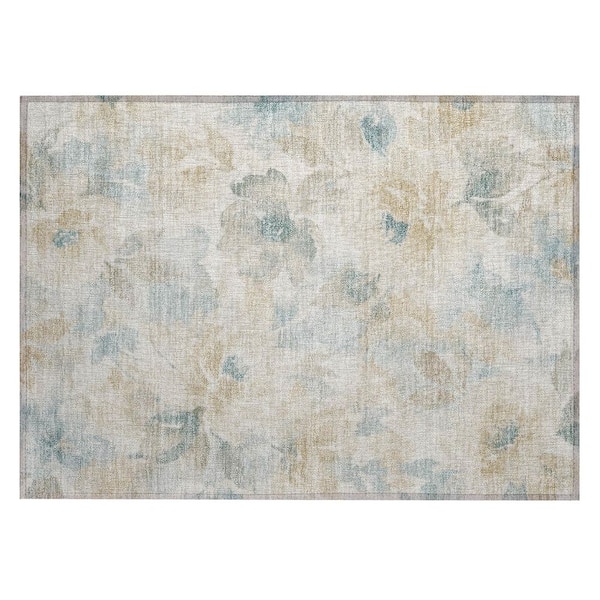Chantille Machine Washable Indoor/Outdoor Abstract ACN3022 Ivory 3 ft. x 4 ft. Area Rug