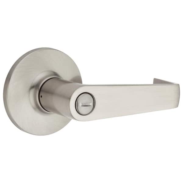 Carson Satin Nickel Bed/Bath UL Door Handle
