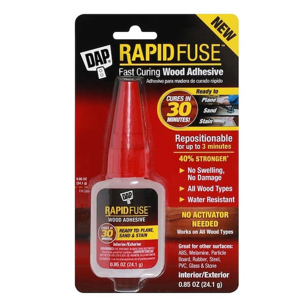 DAP Rapidfuse 0.85 oz. Clear Wood Adhesive (6-Pack)