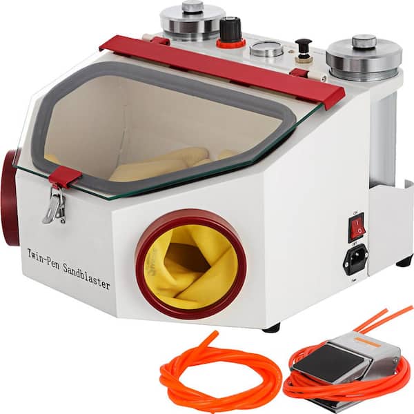VEVOR Twin Pen Sandblaster Metal Corded Double Pen Sand Blaster