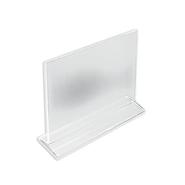 Bottom Loading 8.5" x 11" Clear Acrylic Sign Frames For Counter Top Lot of 24 