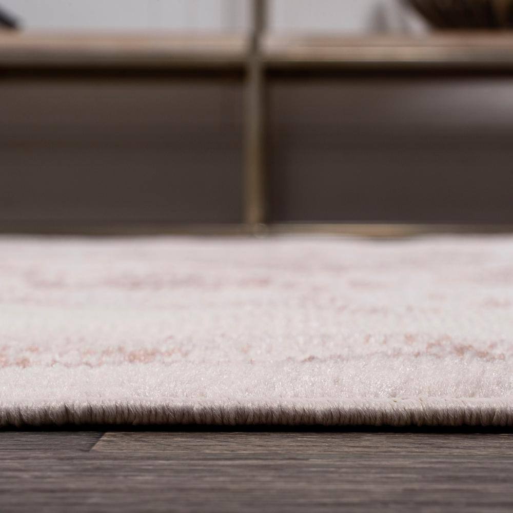 Reversible Red Synthetic Rectangular Easy Care Area Rug