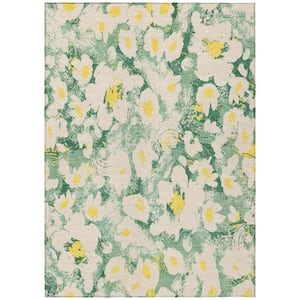 Chantille ACN538 Green 10 ft. x 14 ft. Machine Washable Indoor/Outdoor Geometric Area Rug