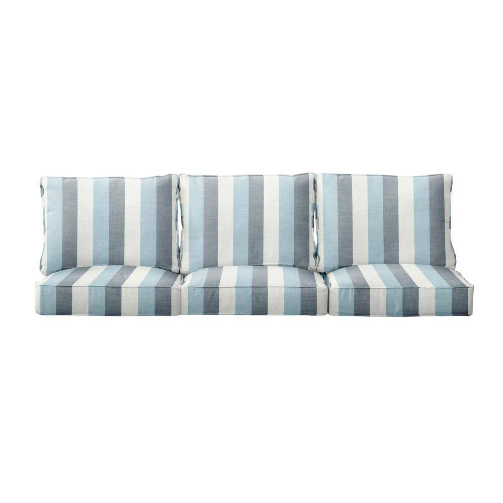 22.5 x 22.5 Deep Seating Indoor/Outdoor Couch Cushion Set in Sunbrella Direction Dew price history on PriceWatchPro