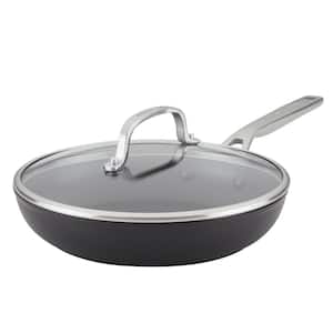 OXO Agility 9 .5 in. 3 qt. Aluminum Ceramic Non-Stick Chefs Pan Frying Pan  with Helper Handle and Lid CC006955-001 - The Home Depot