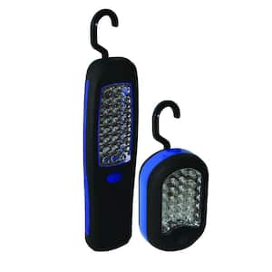 Pocket-Style BIG LED Design Ice Fishing Light Blue with Black Trim