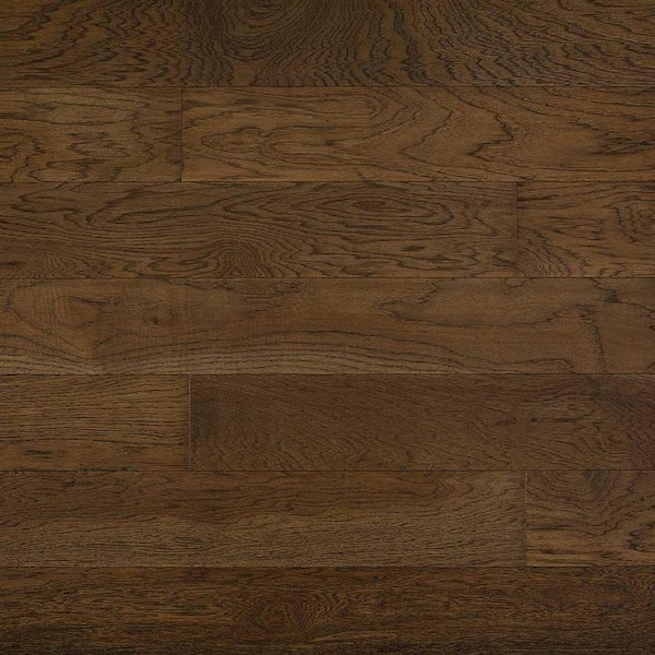 Onyx Euro Oak 3/8 in. T x 6.5 in. W Tongue and Groove Wire Brushed Engineered Hardwood Flooring (27 sq. ft. / Case)