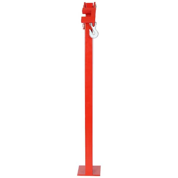 Amucolo 36 in. Red Steel T Post Puller Fence Post Puller for Round