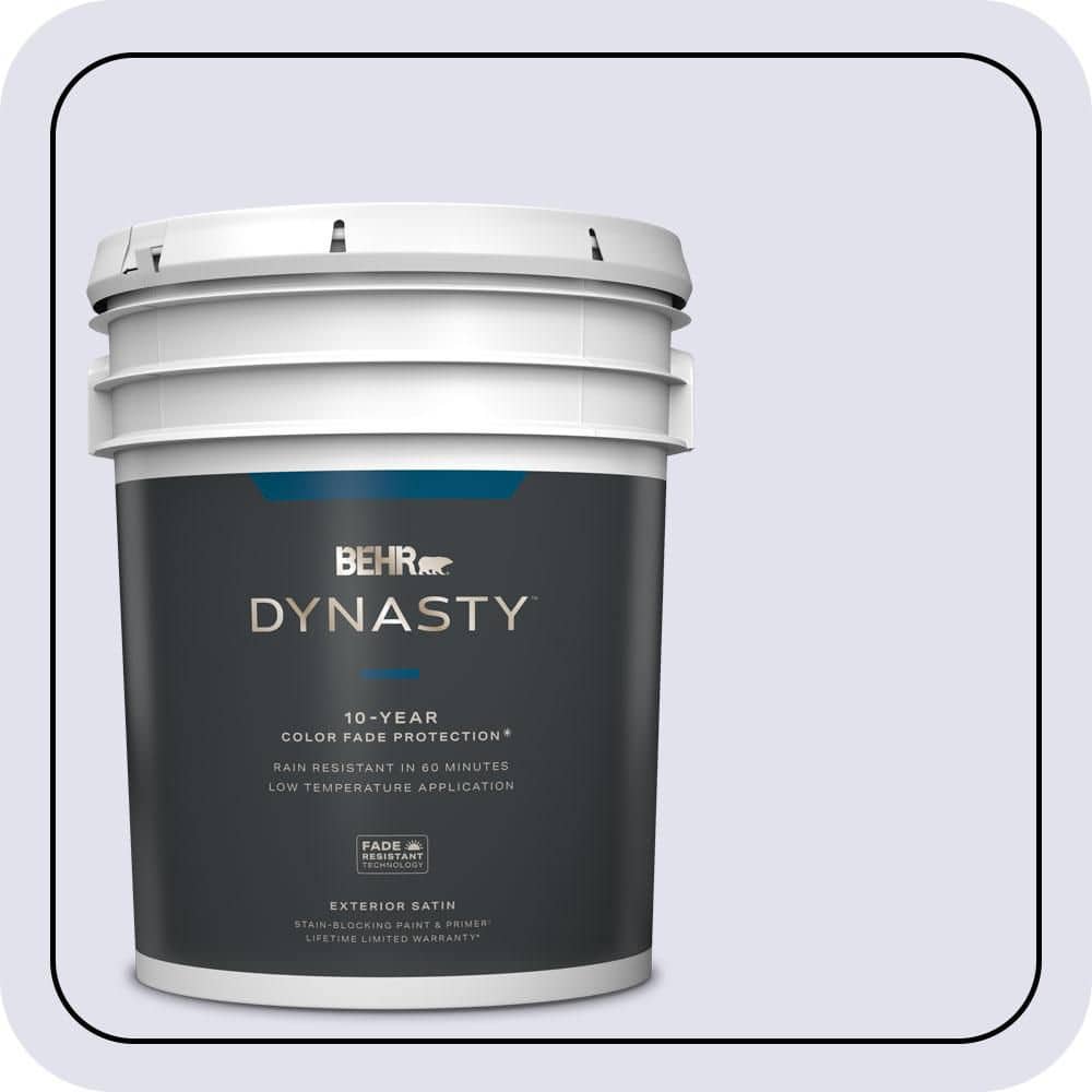 5 gal. #M550-1 White Lavender Satin Enamel Exterior Stain-Blocking Paint & Primer price history on PriceWatchPro